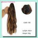 Long Curly Hair Band Ponytail Wig Stylish Quick Transformation