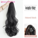 Long Curly Hair Band Ponytail Wig Stylish Quick Transformation