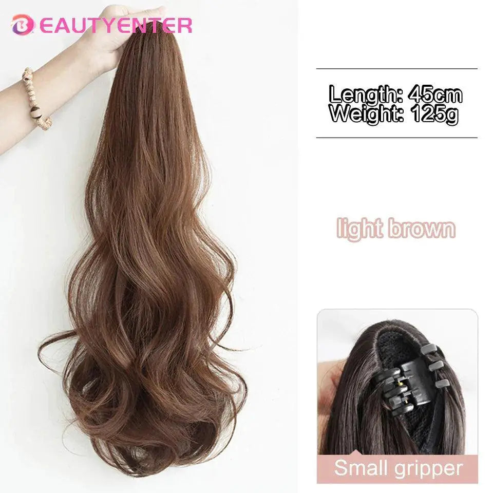Long Curly Hair Band Ponytail Wig For Quick Transformation
