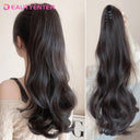 Long Curly Hair Band Ponytail Wig Stylish Quick Transformation