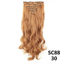 Long Straight Clip Hair Extensions for Volume and Length