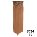 Long Straight Clip Hair Extensions for Volume and Length