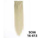 Long Straight Clip Hair Extensions for Volume and Length