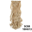 Long Straight Clip Hair Extensions for Volume and Length