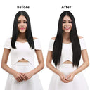 Long Straight Clip Hair Extensions for Volume and Length