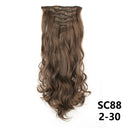 Long Straight Clip Hair Extensions for Volume and Length