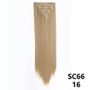 Long Straight Clip Hair Extensions for Volume and Length
