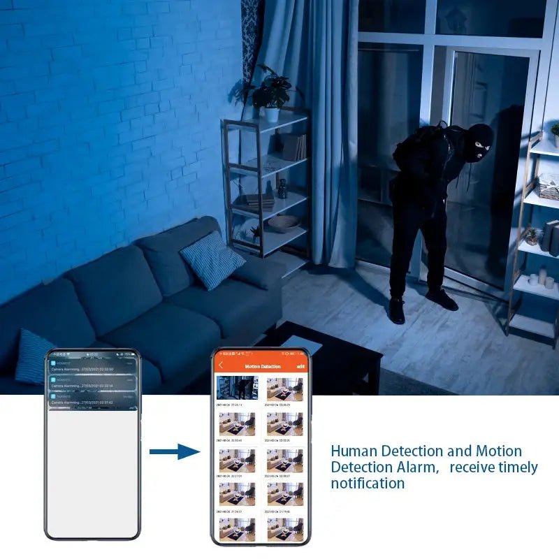 Loop Record Mini Camera 1080P HD WiFi IP Cam With Motion Alerts Home Security