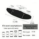 Waist Bag for Runners Secure Phone Gear