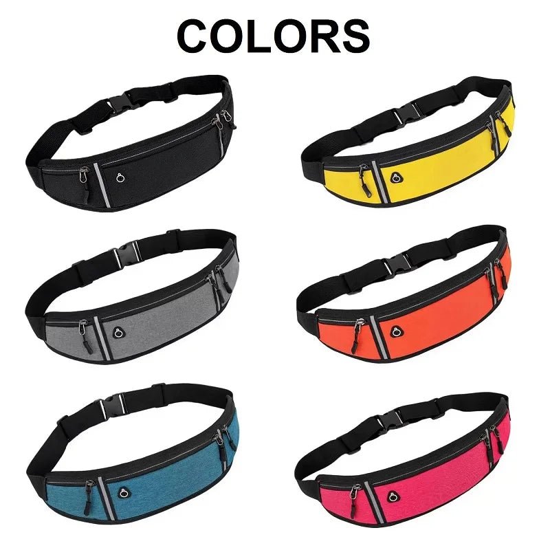 Lotank Unisex Canvas Running Waist Bag Pouch For Phone And Gym Gear Essentials