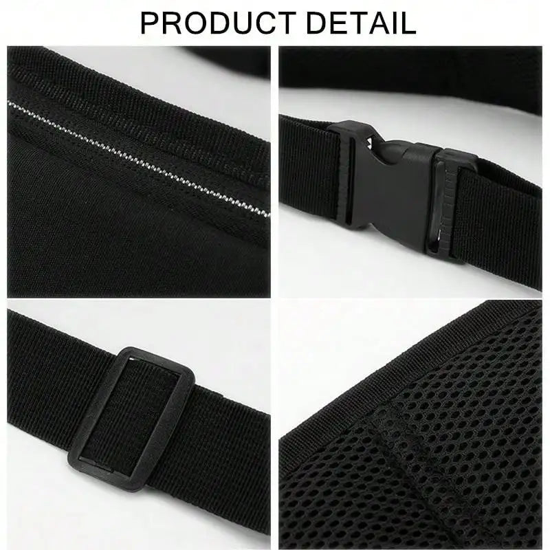 Lotank Unisex Canvas Running Waist Bag Pouch For Phone And Gym Gear Essentials