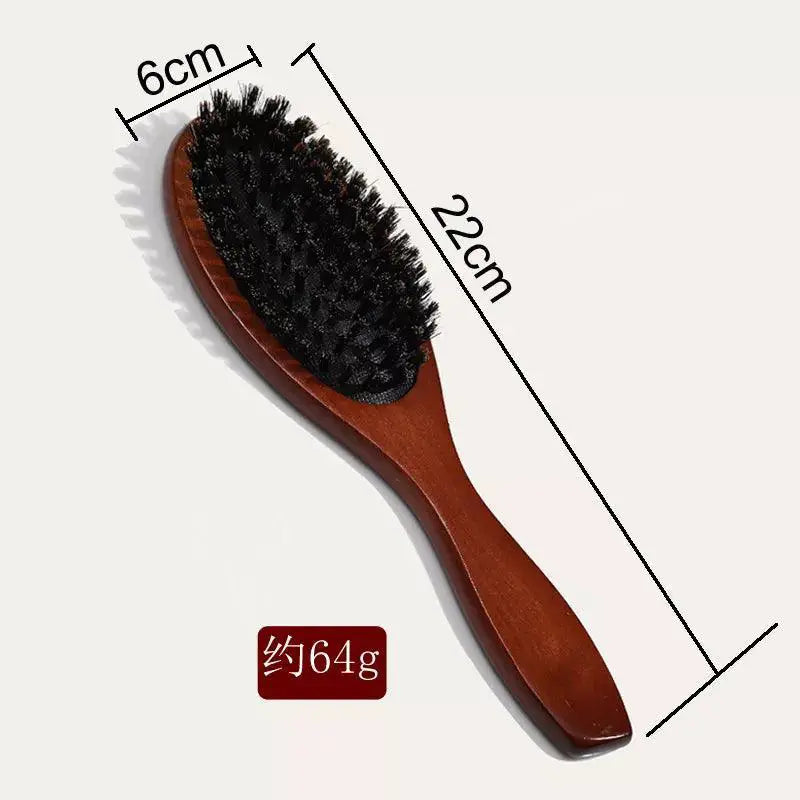 Lotus Boar Bristle Beard Comb Scalp Massage Anti Static