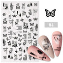 Easy 3D Nail Decals for Glamour Lovers