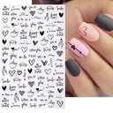 Easy 3D Nail Decals for Glamour Lovers