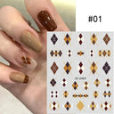 Easy 3D Nail Decals for Glamour Lovers
