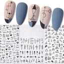 Easy 3D Nail Decals for Glamour Lovers