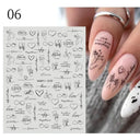 Easy 3D Nail Decals for Glamour Lovers