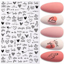 Easy 3D Nail Decals for Glamour Lovers