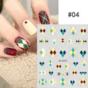 Easy 3D Nail Decals for Glamour Lovers