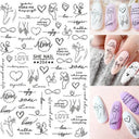 Easy 3D Nail Decals for Glamour Lovers