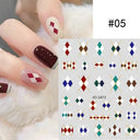Easy 3D Nail Decals for Glamour Lovers