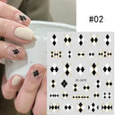 Easy 3D Nail Decals for Glamour Lovers