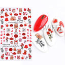 Love Story 3D Nail Stickers Romantic Valentine's Manicure Kit
