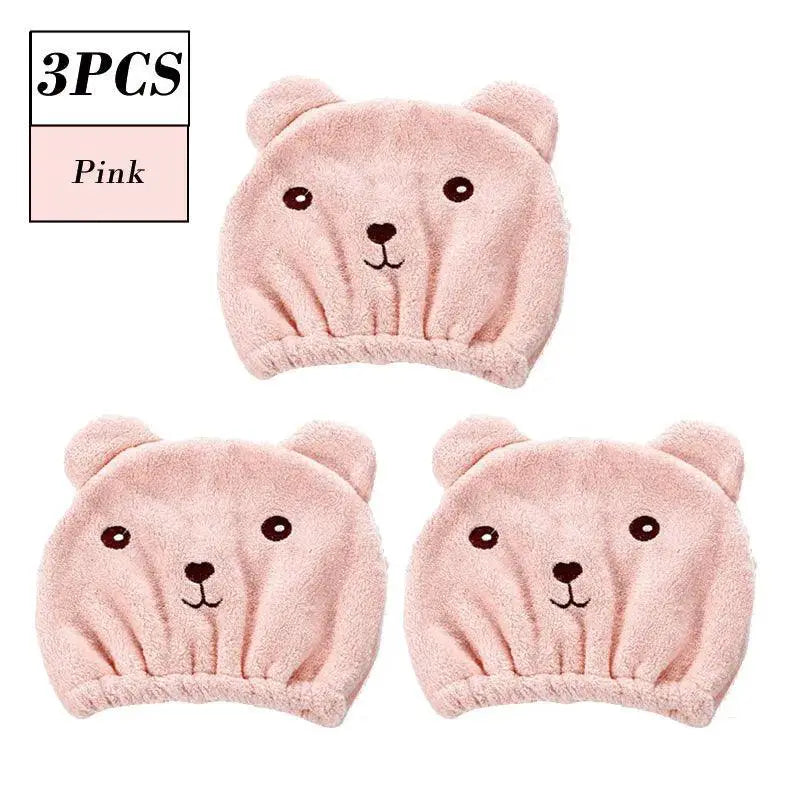 Lovely Bear Hair Drying Cap - Fast Dry — product view 16