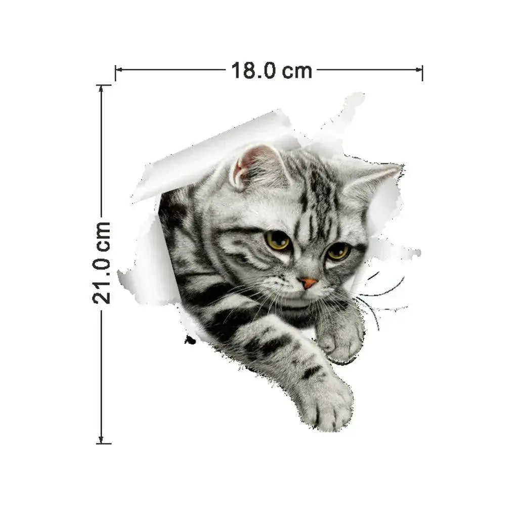 Lovely Pet 3D Wall Decals Eco Friendly Home Decor Kids Room