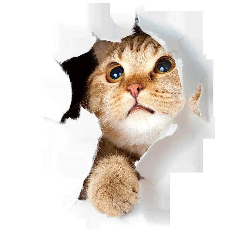 Lovely Pet 3D Wall Decals Eco Friendly Home Decor Kids Room