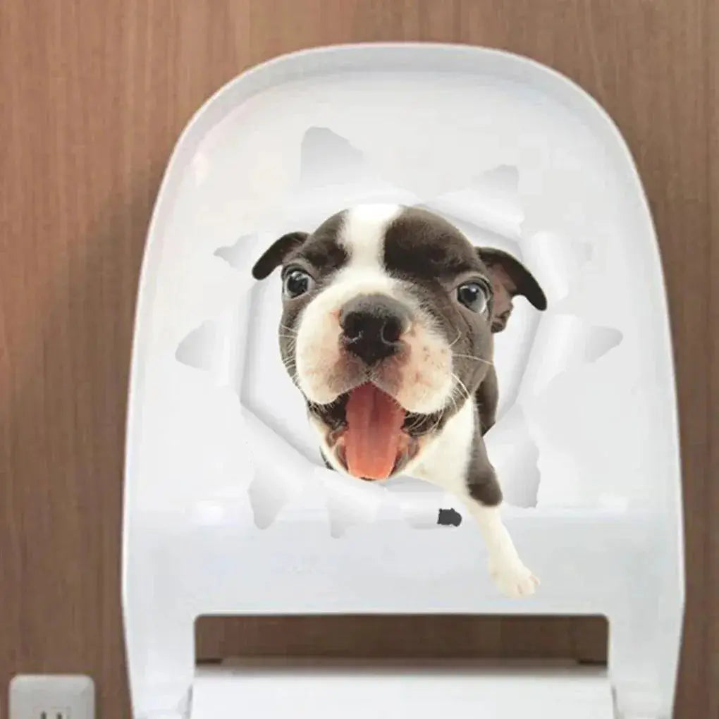 Lovely Pet 3D Wall Decals Eco Friendly Home Decor Kids Room