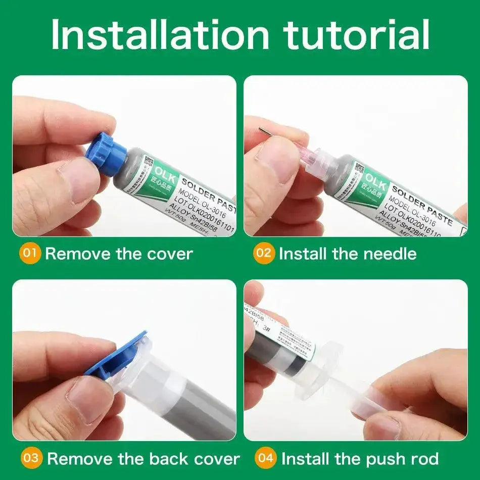 Low Temp Lead Free Solder Paste For SMD Repair Welding