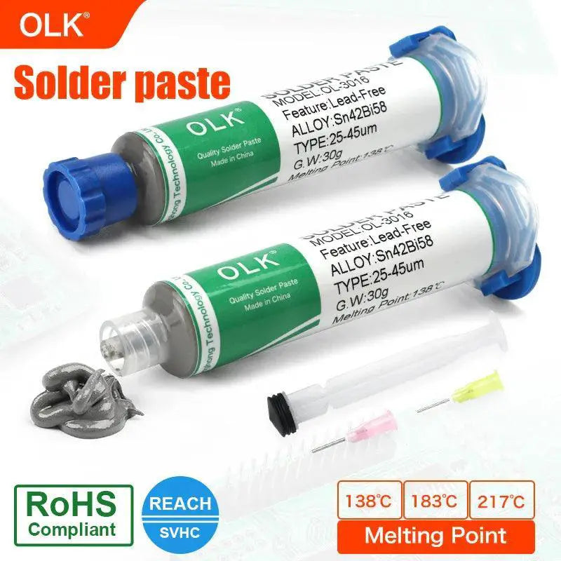 Low Temp Lead Free Solder Paste For SMD Repair Welding
