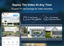 Outdoor Solar Camera for Homes AI Vision