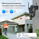 Outdoor Solar Camera for Homes AI Vision