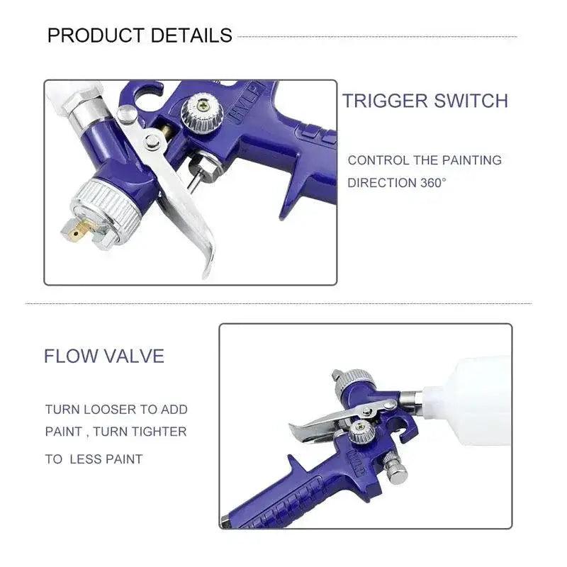 Luchshiy H - 2000 Mini Paint Spray Gun Airbrush Kit Pro