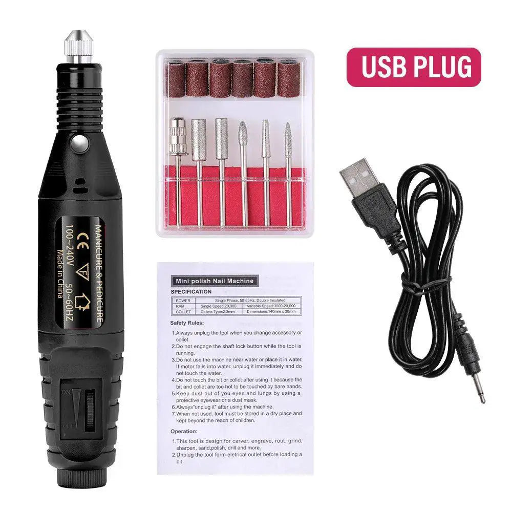 LULAA Electric Nail Drill Set For Professional Salon Quality