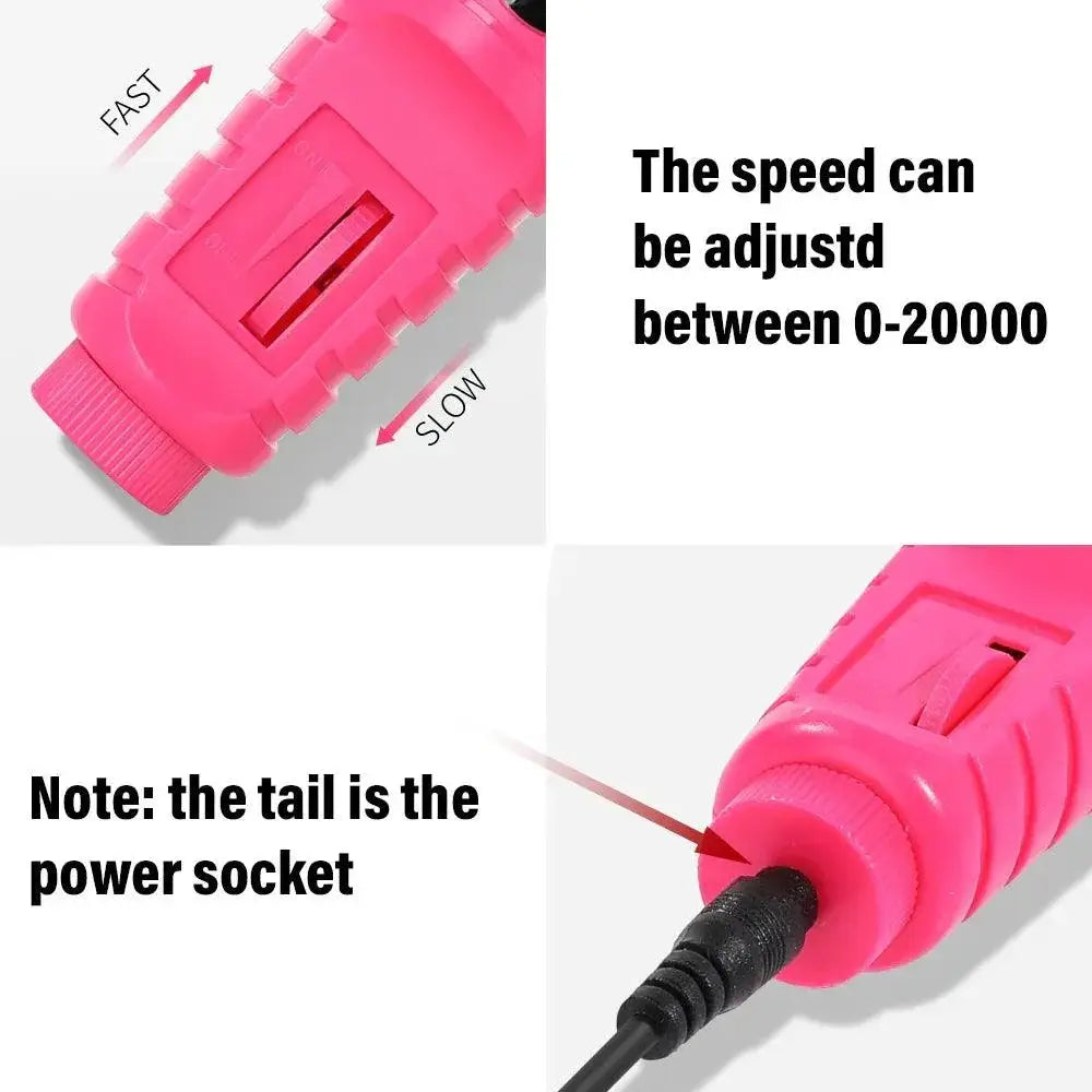 LULAA Electric Nail Drill Set For Professional Salon Quality
