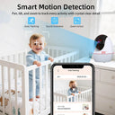 LullaGuard 1080P HD WiFi Baby Monitor - 4.3in Displays VOX Night Vision Lullabies