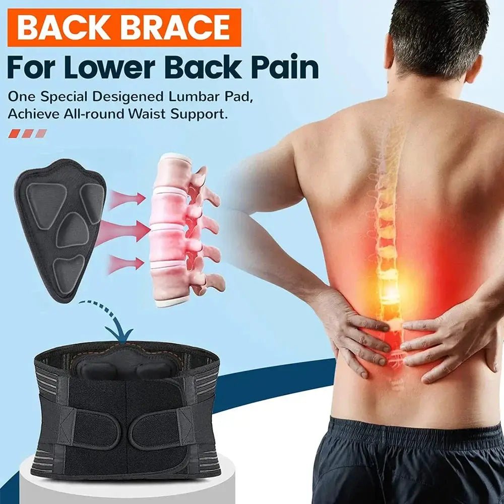 Lumbar Back Brace for Lifting