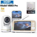 LumiBaby 5Inch Baby Monitor 3x Zoom PTZ Cam App And Dual Control - Night Vision.