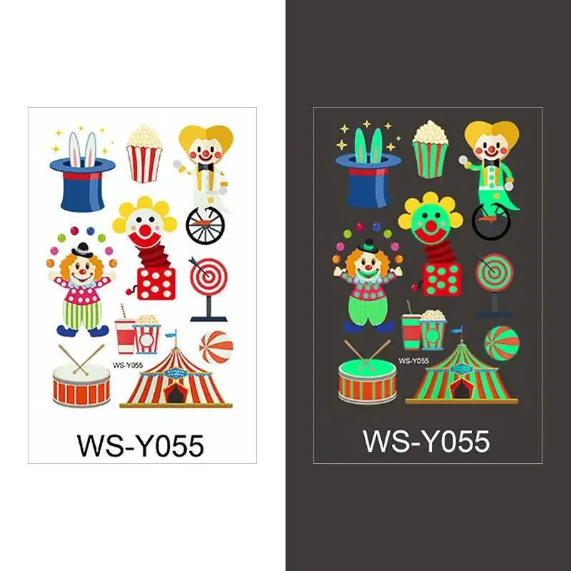 Glow Tattoos for Kids: Safe Party Fun — WS-Y063