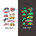 Luminous Children's Glow Tattoo Set Dino Pirate Unicorn Mermaid