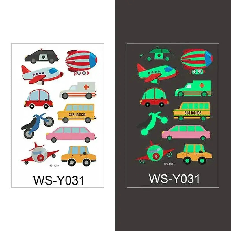 Glow Tattoos for Kids: Safe Party Fun — WS-Y058
