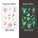 Luminous Children's Glow Tattoo Set Dino Pirate Unicorn Mermaid