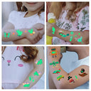 Luminous Children's Glow Tattoo Set Dino Pirate Unicorn Mermaid