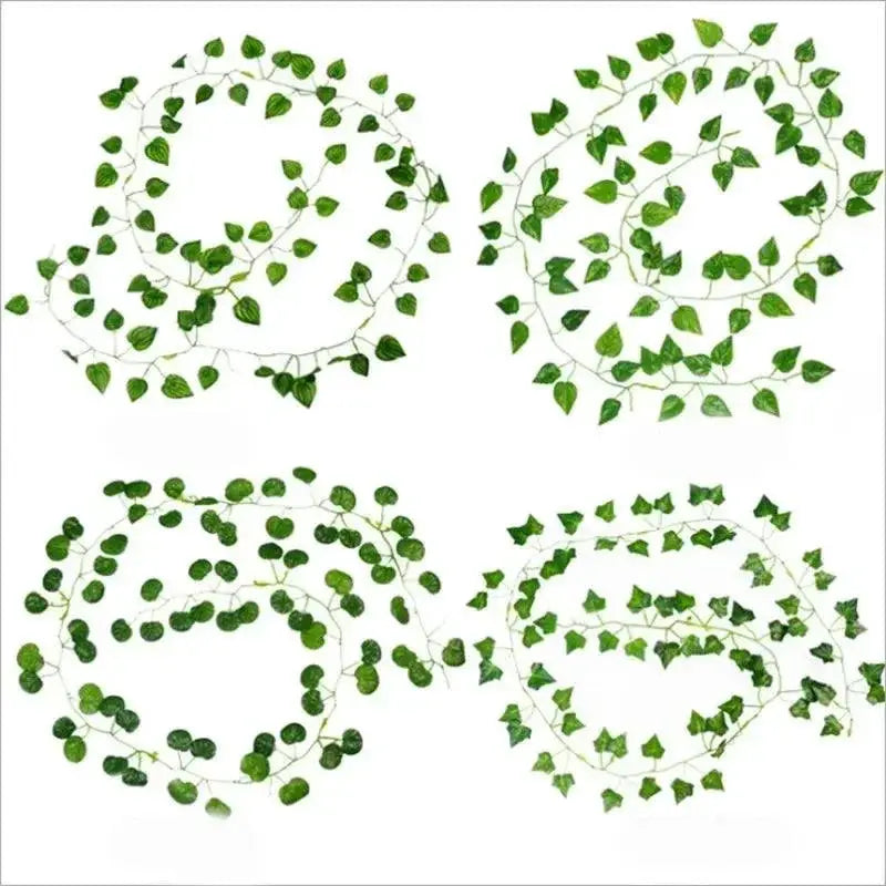 Lush Green Silk Ivy Garland 210cm For Weddings And Decor