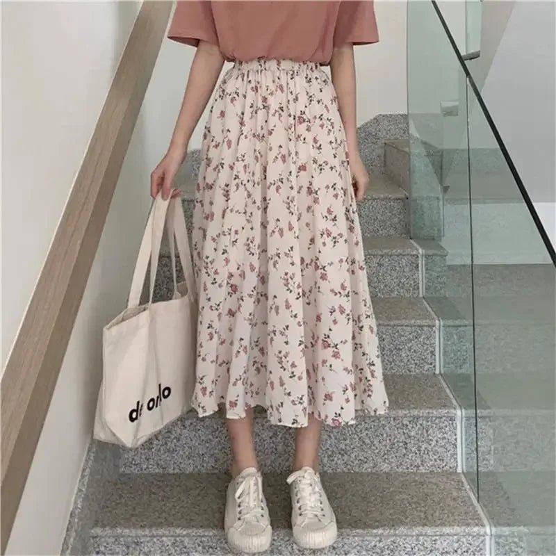 Breathable A-Line Midi Skirt for Office — product view 8