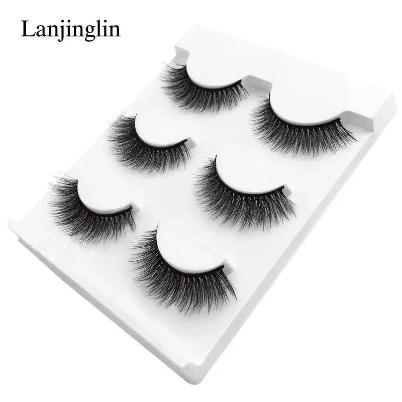 Luxe 3D Mink False Eyelashes For Glamorous Makeup Looks
