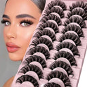 Luxe 3D Russian Mink Eyelashes Set with Makeup Giveaway